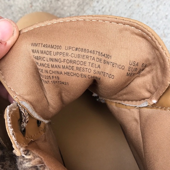 SOLD NWT Time and Tru Memory Foam Knit Top Hiking Boots - Picture 4 of 4